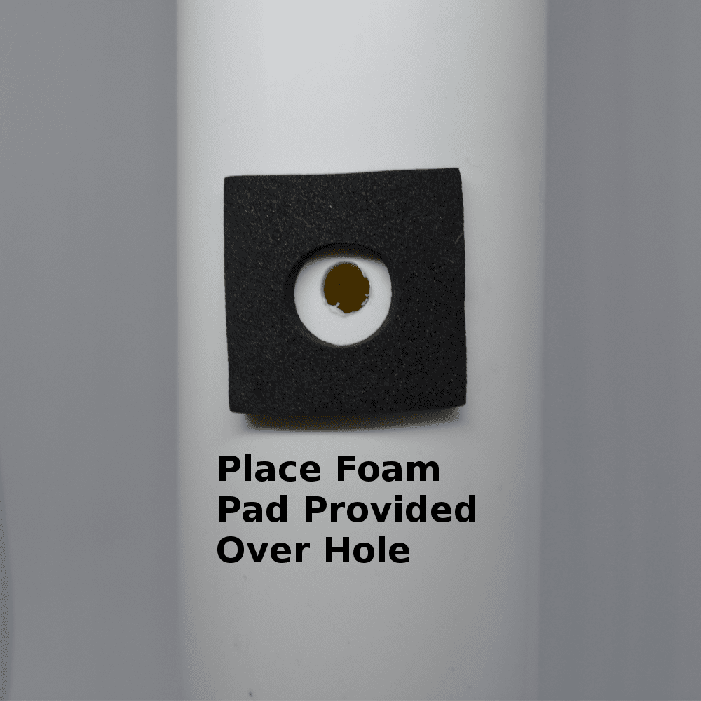 Drain-clamp-foam-pad