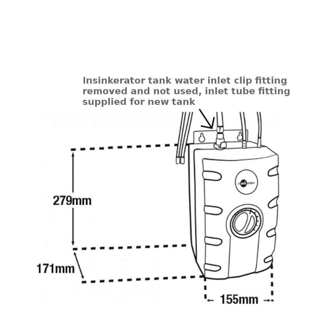 Insinkerator-tank