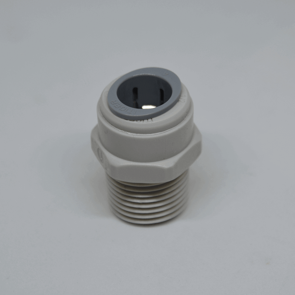 Straight Adaptor 1/2" tube x 1/2" NPT