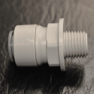 Tiger Straight Adaptor 3/8" tube x 1/4" NPT Male