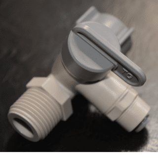 Isolating Valve 1/2" Female X 1/2" Male to 1/4" Tube
