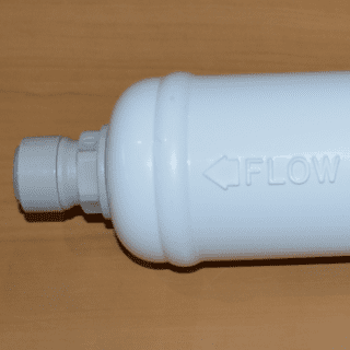 Insinkerator compatible inline water filter change over kit