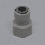 tap Adapter 3/8" tube x 7/16" NPT Female