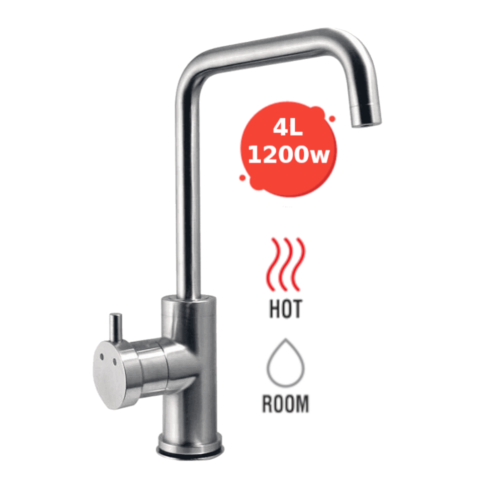 Brushed Stainless Steel Boiling Water Tap - Image 2