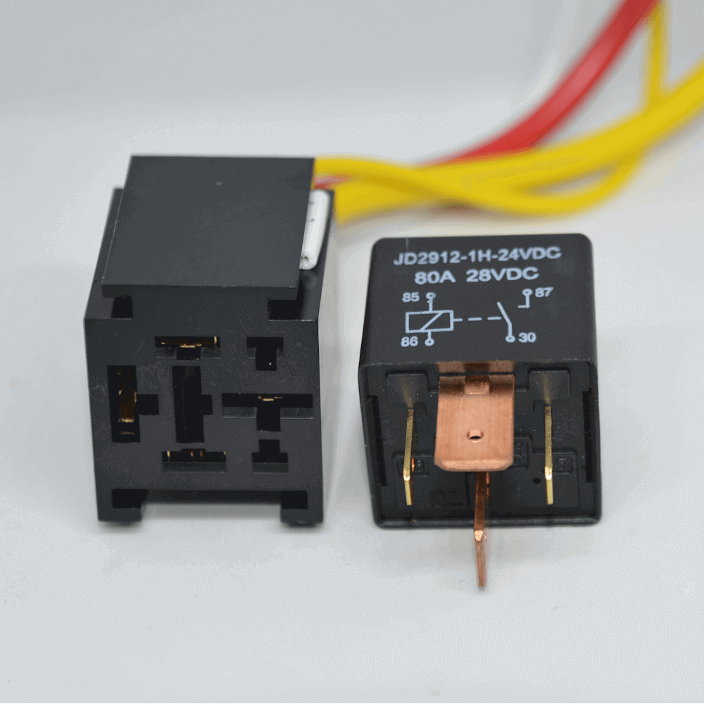 24v 80a 4 pin relay