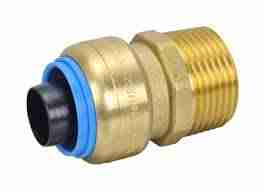 Quickpex Union 1/2" Tube X 1/2" Male