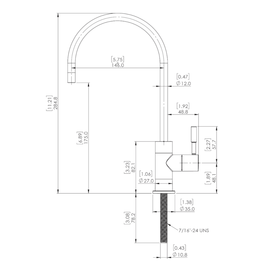 Gunmetal water filter tap - Image 2