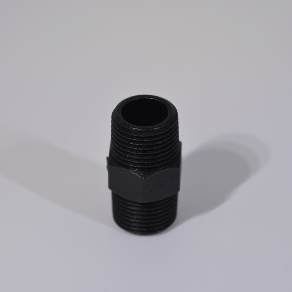 3/8" Plastic Hex Nipple