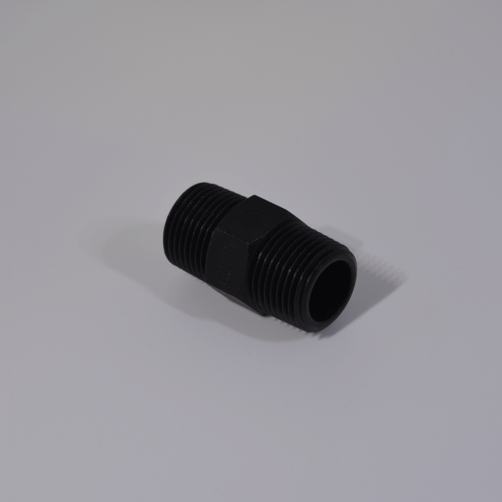 3/8" Plastic Hex Nipple
