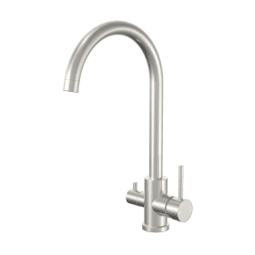 Brushed Nickel 3 Way Mixer Tap