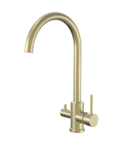 Gold 3 Way Mixer Tap