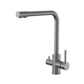 Gunmetal Grey 3 Way Mixer Taps