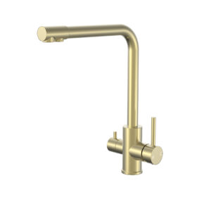 Gold 3 Way Mixer Taps