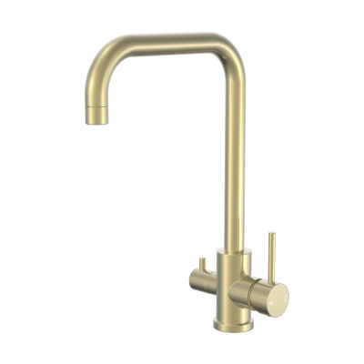 Gold 3 Way Kitchen Mixer Tap