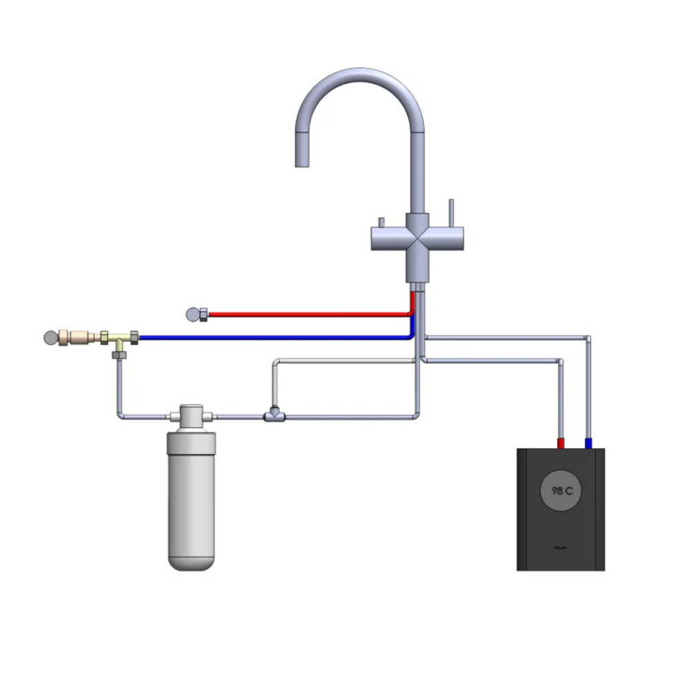 Gold 4 in 1 Boiling Tap - Image 4